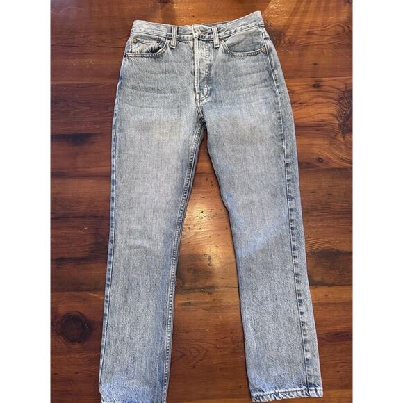 Re / Done Levi’s Denim Jeans RN 146770 Sz 26 Distressed Vintage Relaxed Classic - Picture 1 of 16